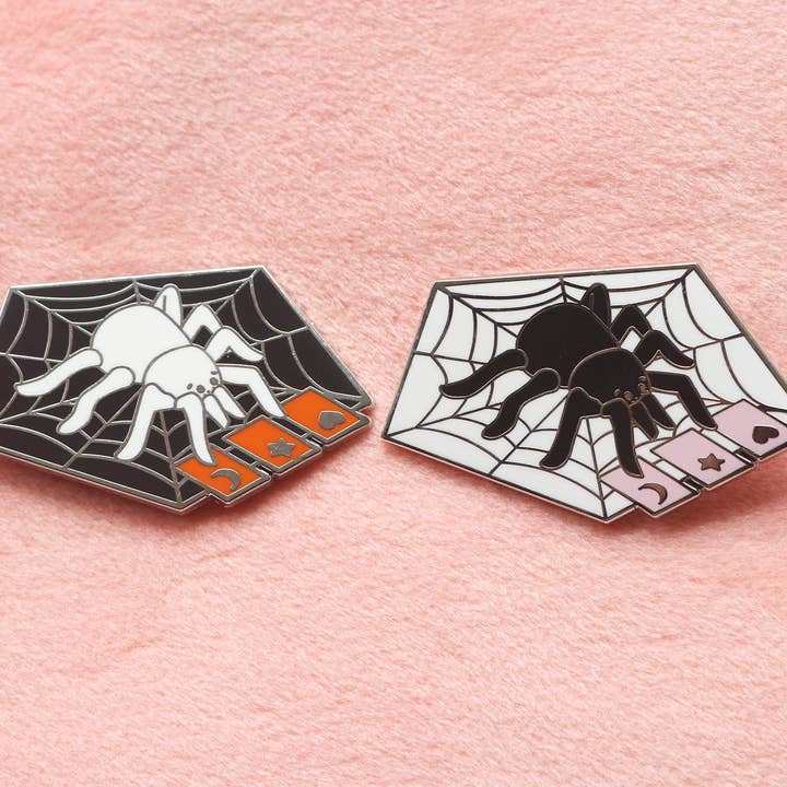 Tarot Tarantula Hard Enamel Pin for wholesale by Dbl Feature