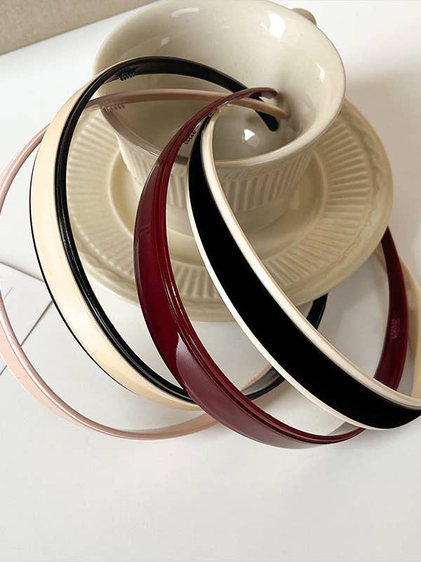 Simple Color Block Non Slip Headbands DP25B879 for wholesale by Dipped Shop