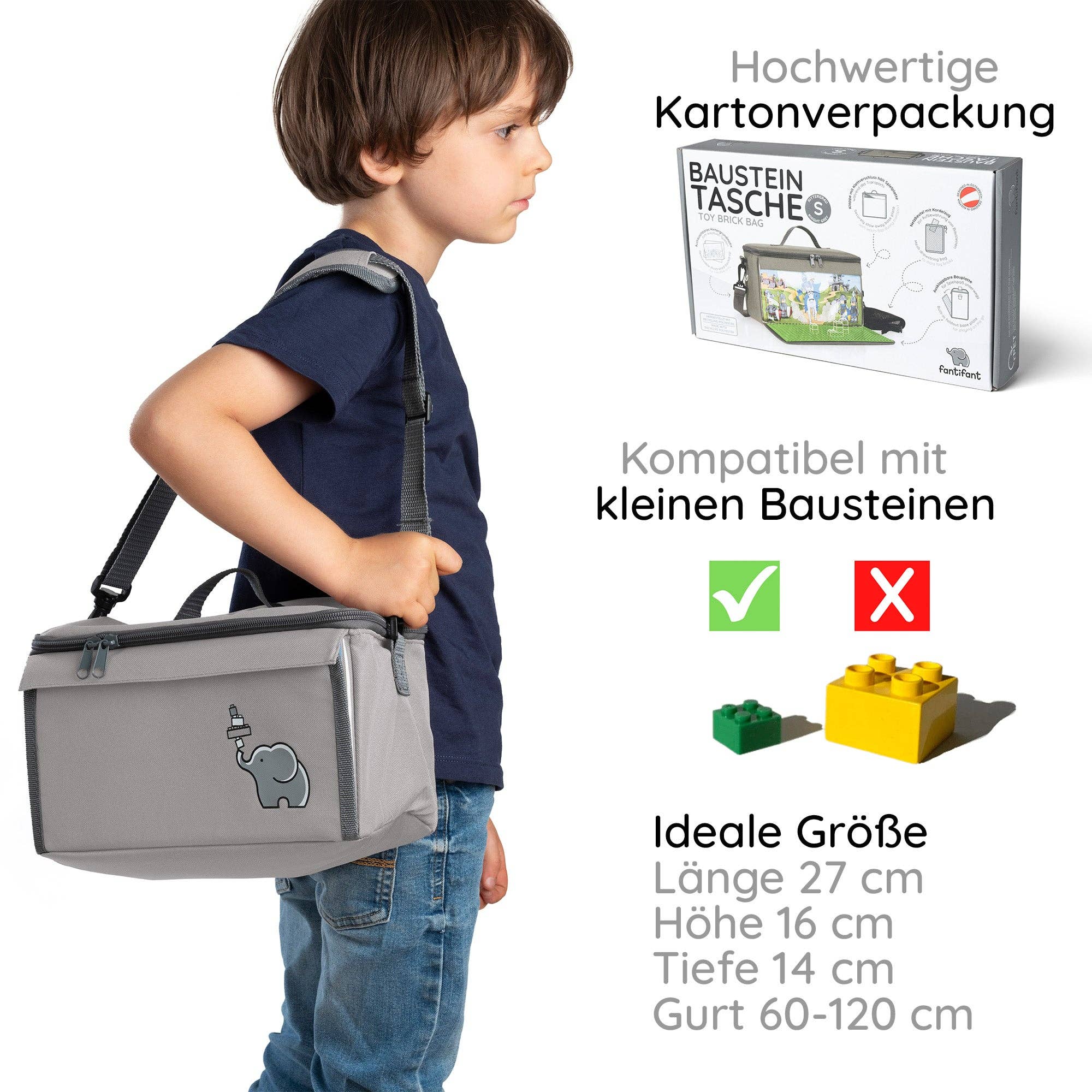 fantifant - Wholesale Toy Set - Kids - Building block bag with fold-out construction plate3