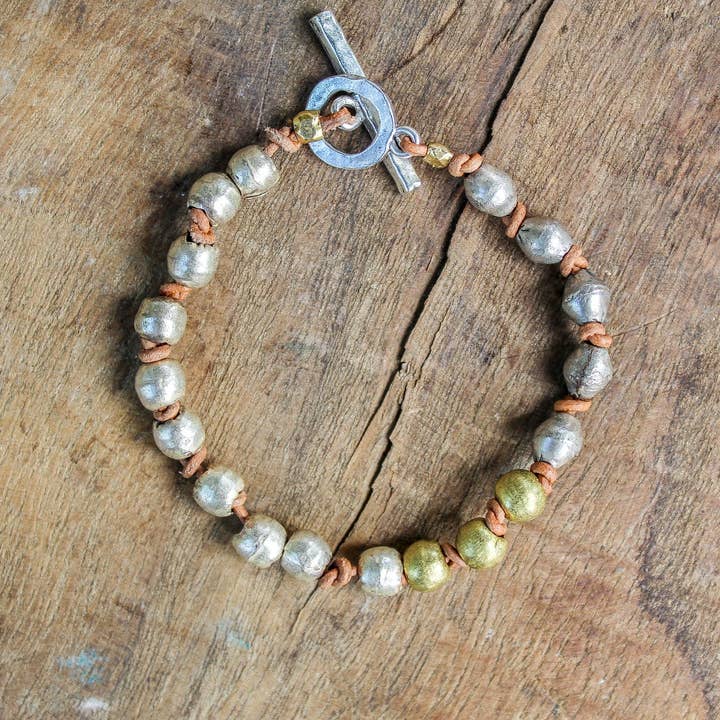 Wyld Earth – wholesale Pärlarmband – Silver Knut Armband