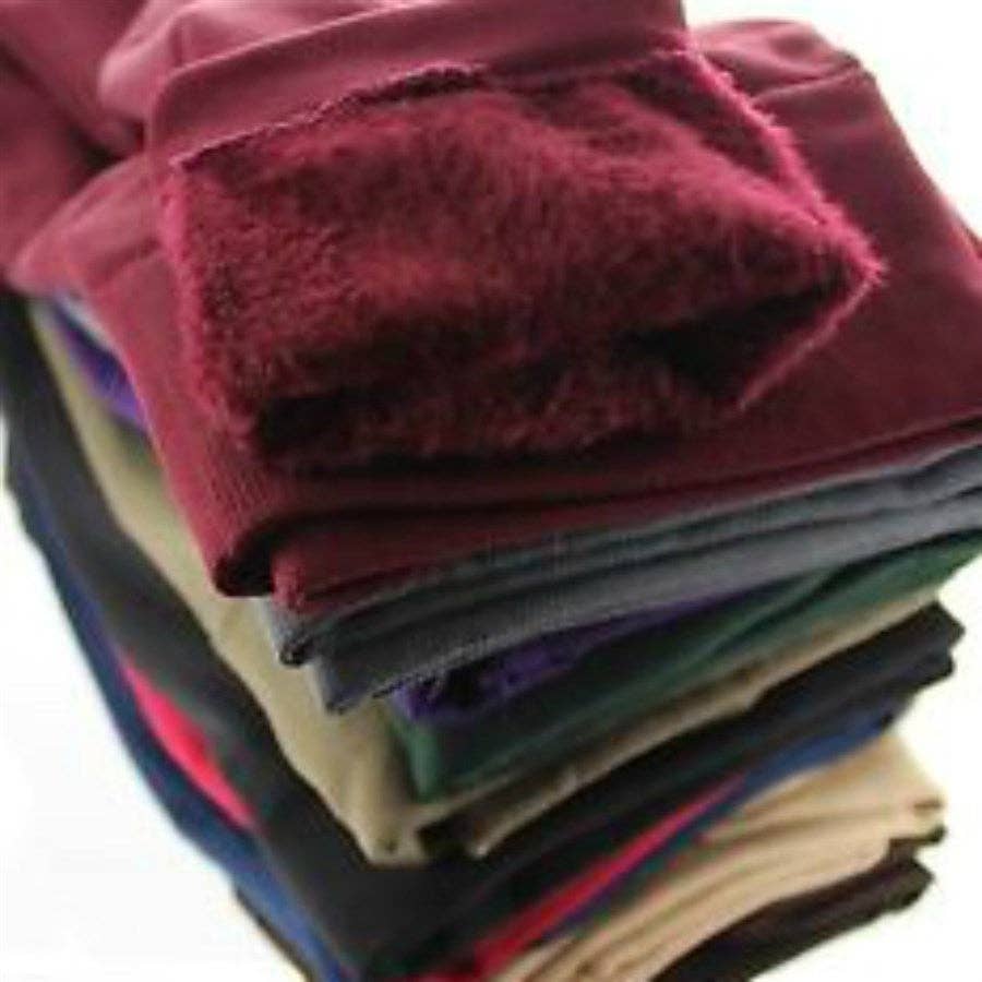 Truly Contagious – Großhandel Fashion-Leggings – Damen – Fleece-gefütterte Leggings mit doppelter Isolierung | Extra bequem (TX301)5