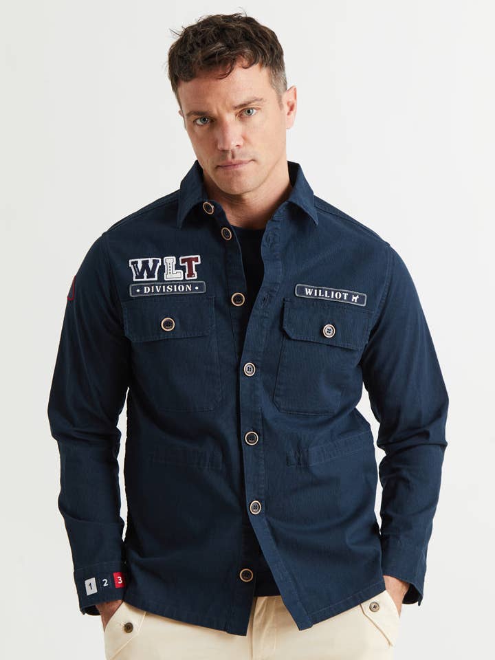 Overshirt With Patches for wholesale by williot