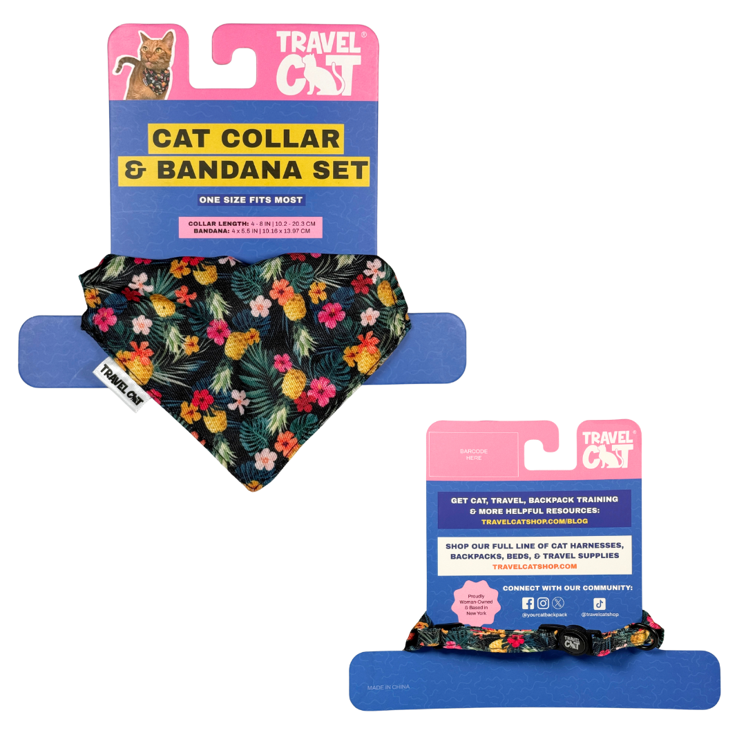 Travel Cat Wholesale - Wholesale Pet Bandana - Dog - "The Hawaiian" Bandana & Collar Set6