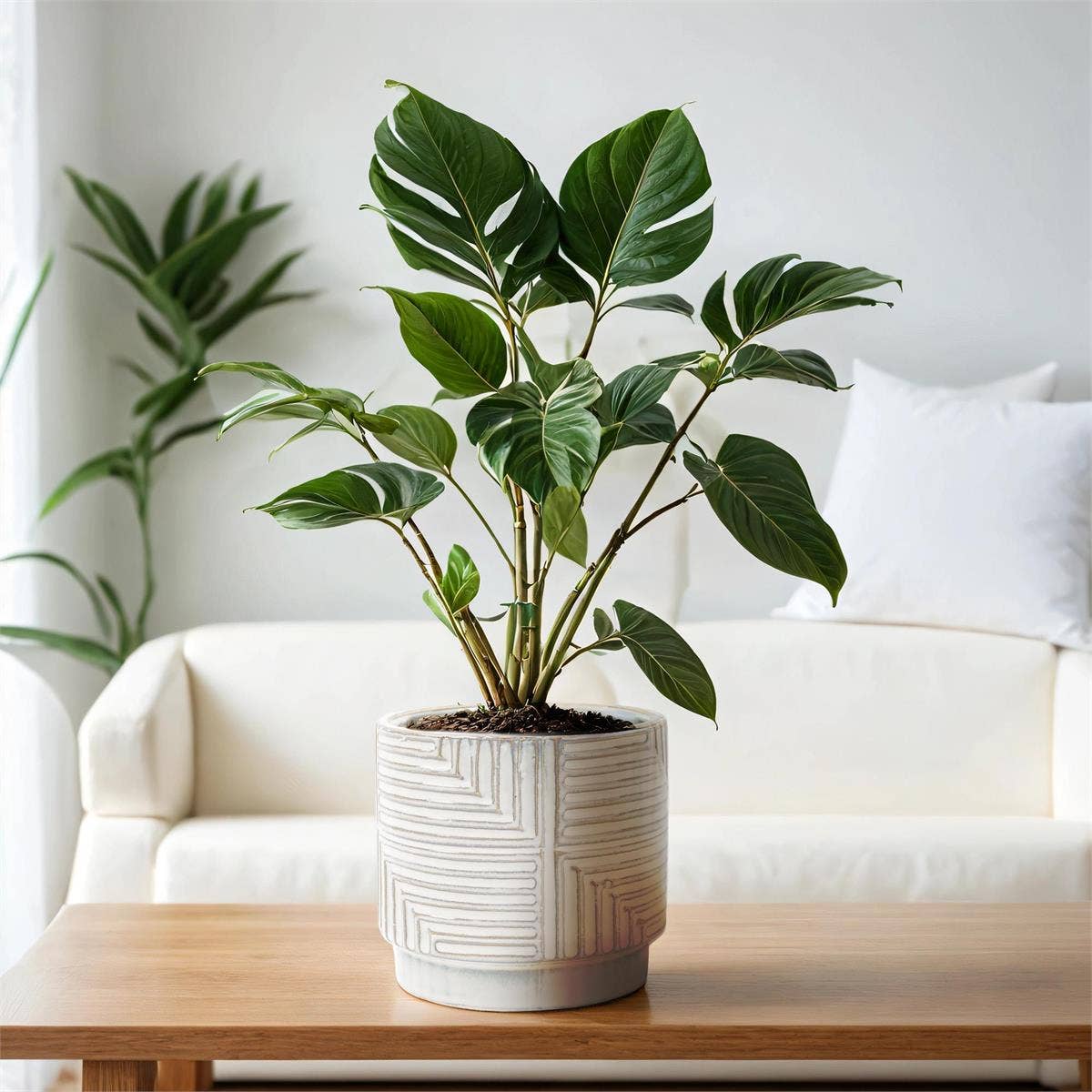 Truu Design - Vente Pot - Ensemble de 3 jardinières en céramique Laur, 6,25 po/5,1 po/4,1 pouces2