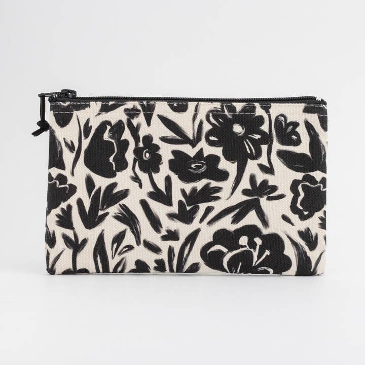 Black & White Flowers 100% cotton case for wholesale by DesignPlace