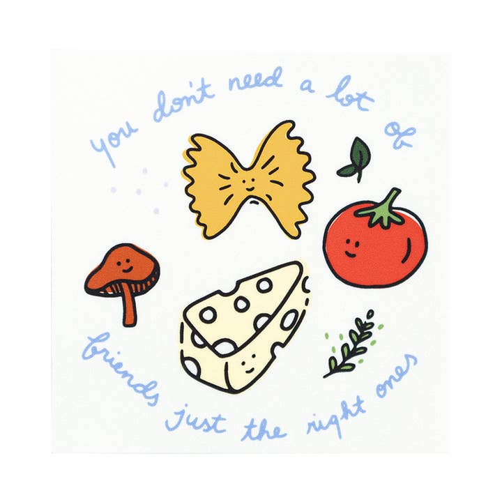 You Don't Need A Lot Of Friends Sticker for wholesale by Ink Paper Crafts