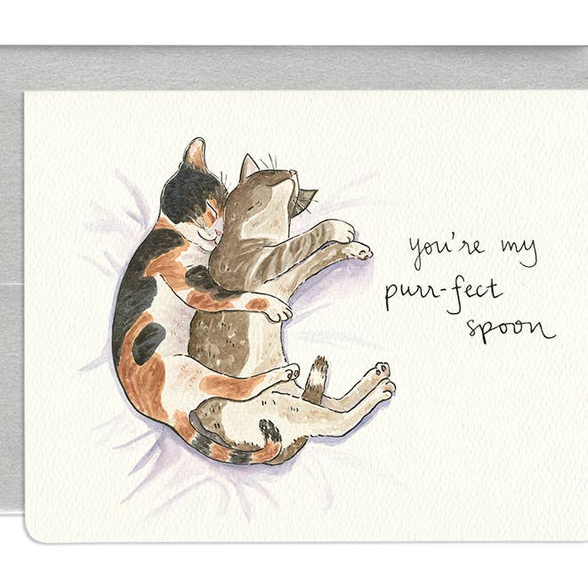 Gotamago - Wholesale Love Card - Purr-fect Spoon Card