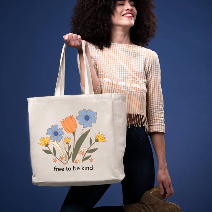 Beige Gratis te zijn vriendelijke draagtas voor groothandel op Faire4