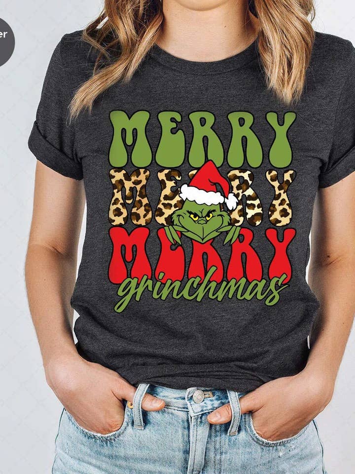 Merry Grinchmas-skjorta, Grinch jul, rolig semestergåva för wholesale av SONDO DESIGN LTD