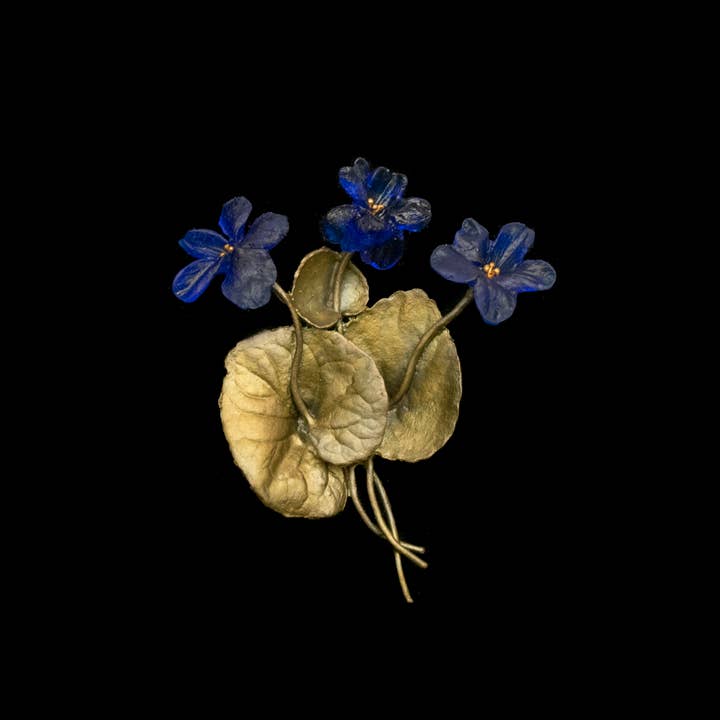 Michael Michaud - Wholesale Brooch - Wild Violet Statement Brooch