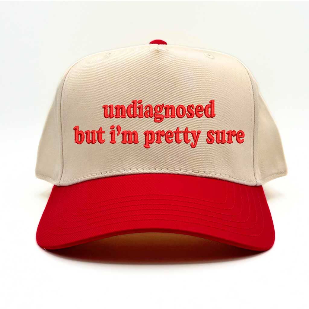DSY Lifestyle - Wholesale Baseball Cap - Women's - Undiagnosed But Im Pretty Sure 5 Panel Baseball Hat5