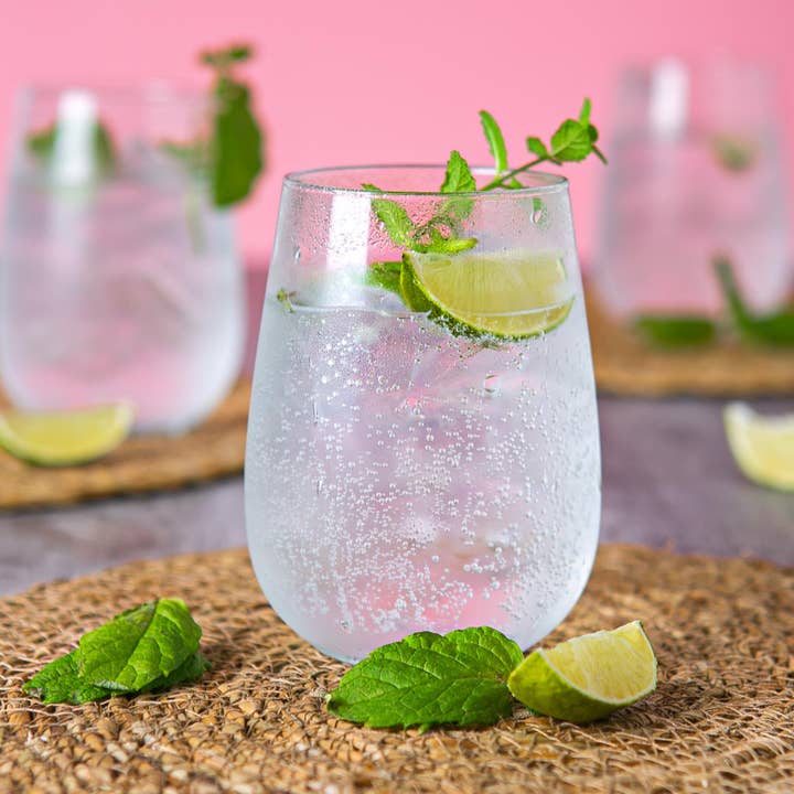 Rinkit Ltd - Wholesale Wine Glass - 475ml Gaia Stemless Red Wine Glass - By LAV1