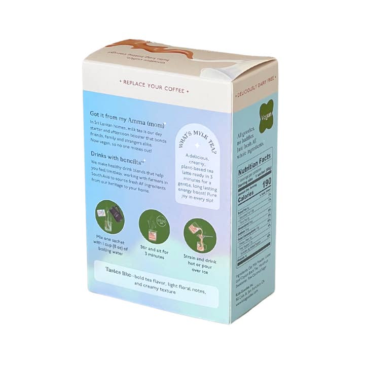 Kola Goodies - Wholesale Health/Detox Tea - Oat Mylk Tea Latte (5 Pack)