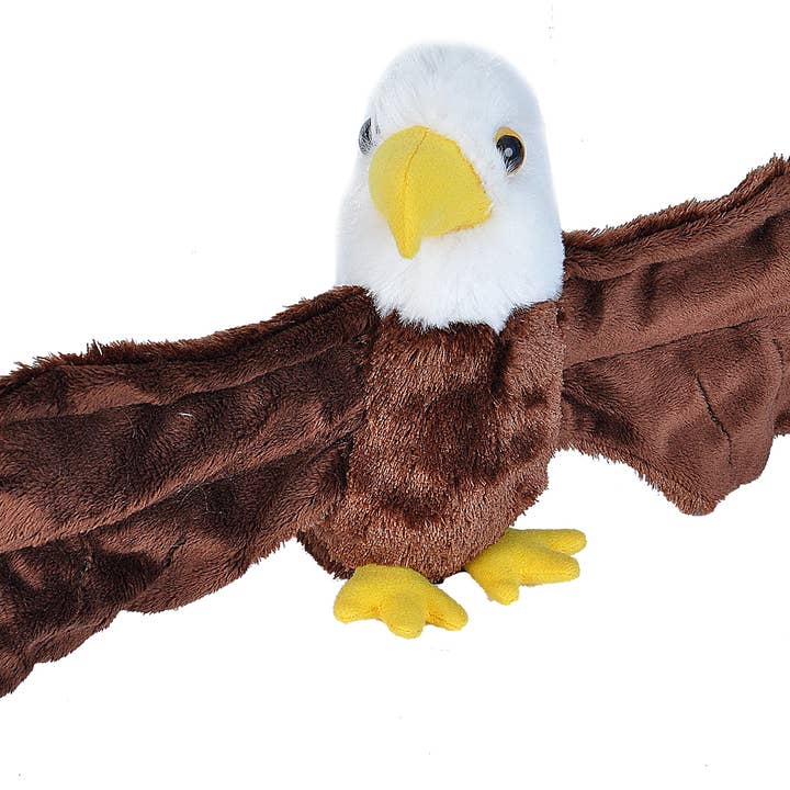 Wild Republic - Wholesale Stuffed/Plush Toy - Kids & Baby - Huggers Bald Eagle Stuffed Animal 8"