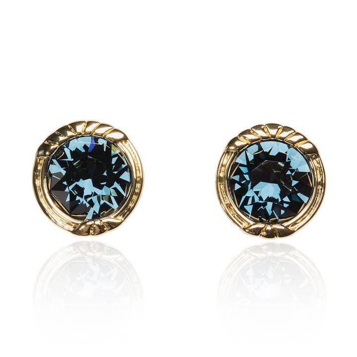 Aretes de cristal Cordelia Swarovski® ️ para venta al por mayor de Lovett & Co