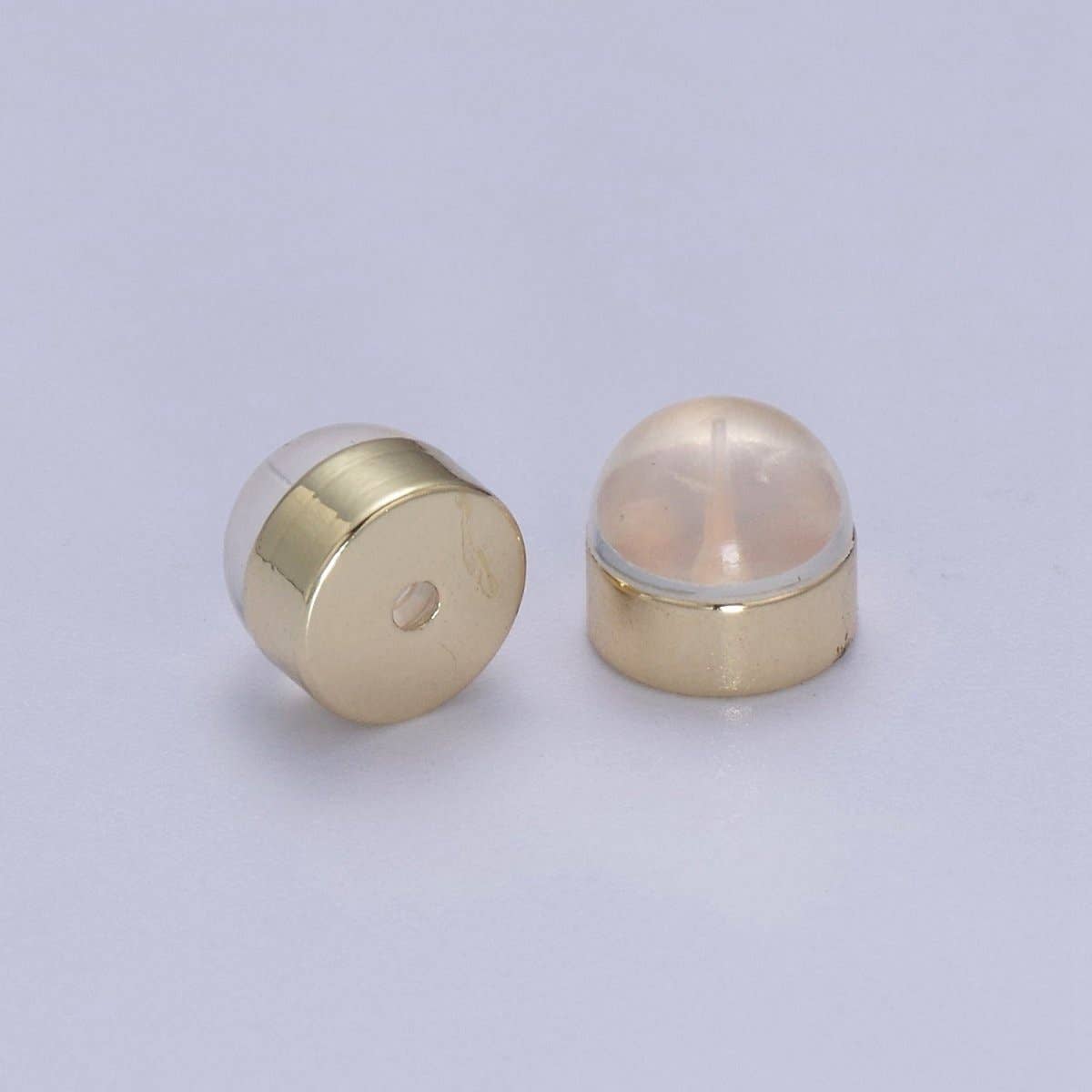 Aim Eternal – wholesale Stud/post earrings – Soft Silicone Earring Backs for Studs Gold/Silver Rubber Earring Backs Replacements Hypoallergenic Safety Plastic Earring Back for Earring K-2170