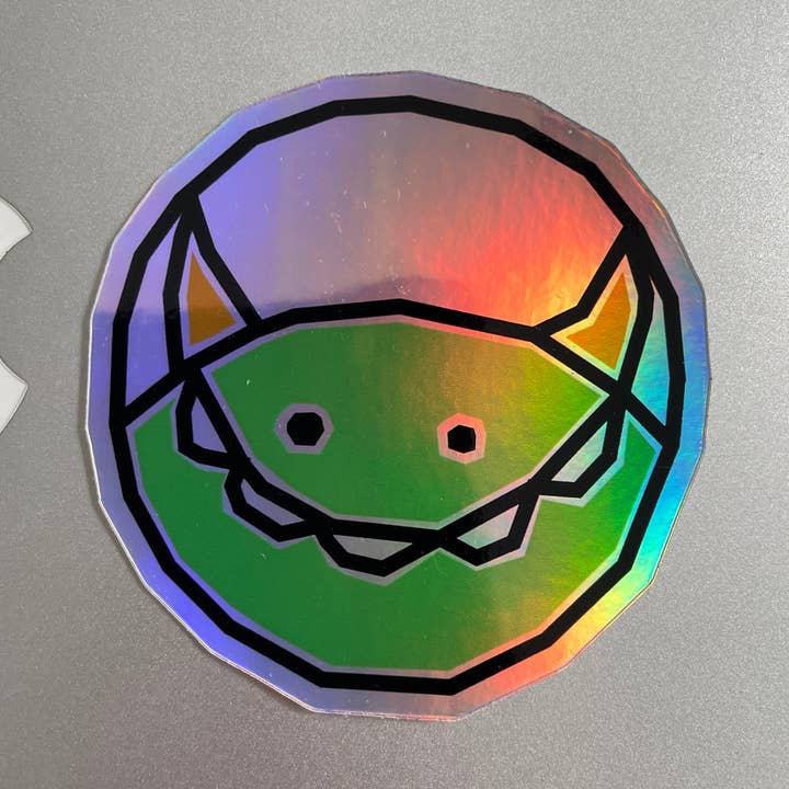 Pegatina holográfica de monstruo para venta al por mayor de Susan Stone Design