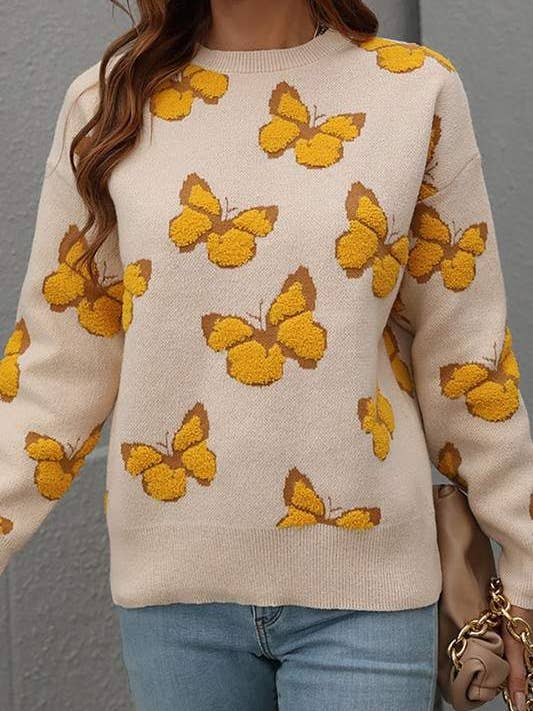 Flarix - Wholesale Knit Sweater - Women's - butterfly knit sweater6