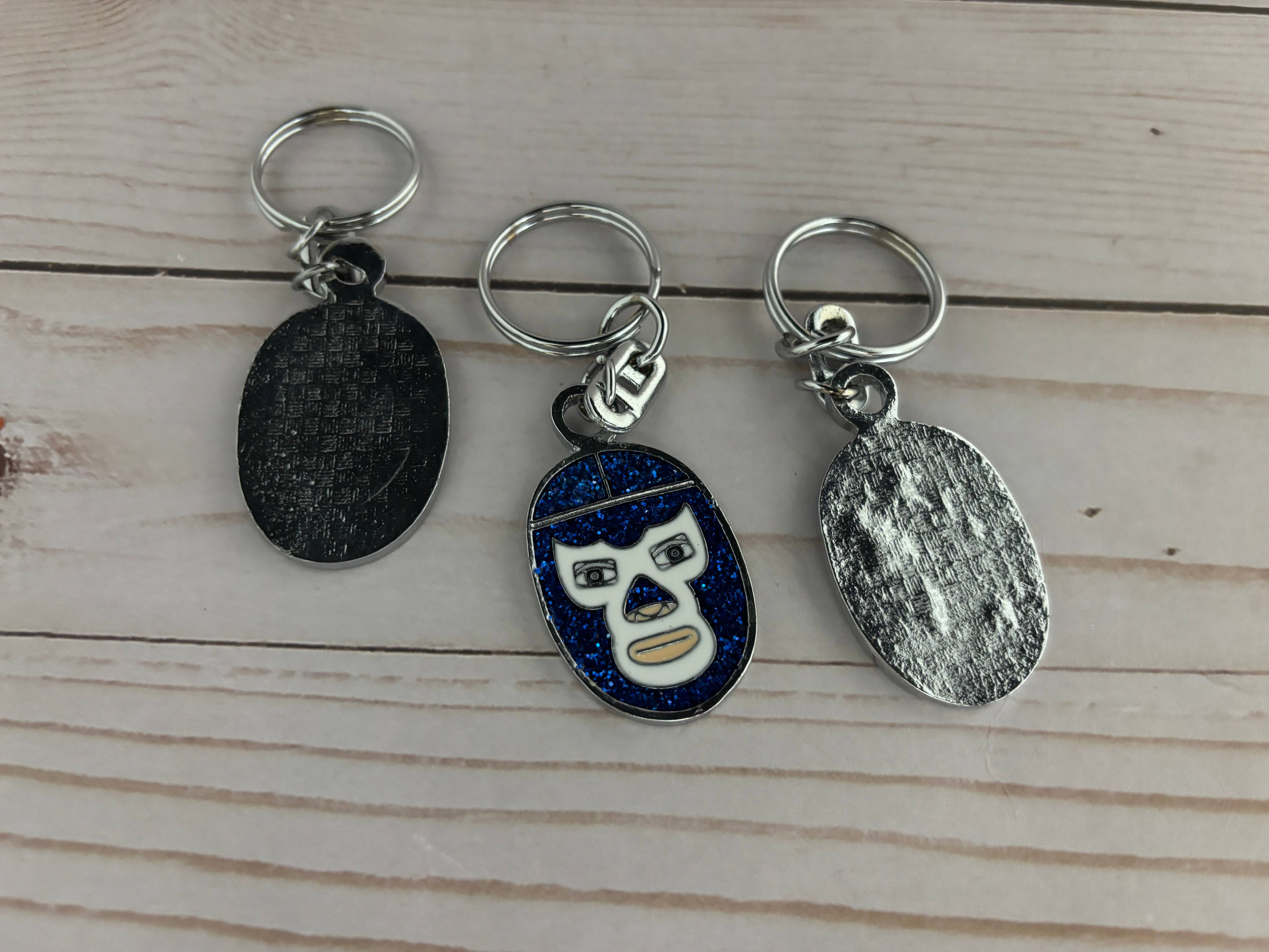 Viva Greetings - Wholesale Keychain - Unisex - Blue Demon Luchador Lucha Libre Keychain2
