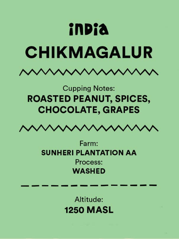 CHIKMAGALUR, India for wholesale by Earlybird coffee Roasters