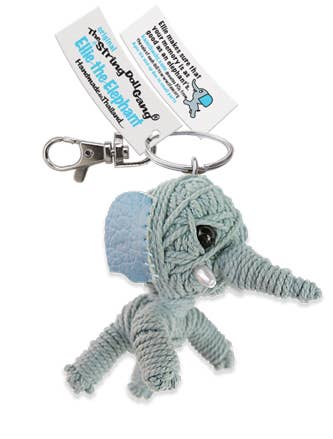 Kamibashi - Wholesale Keychain - Unisex - Ellie the Elephant String Doll Keychain1
