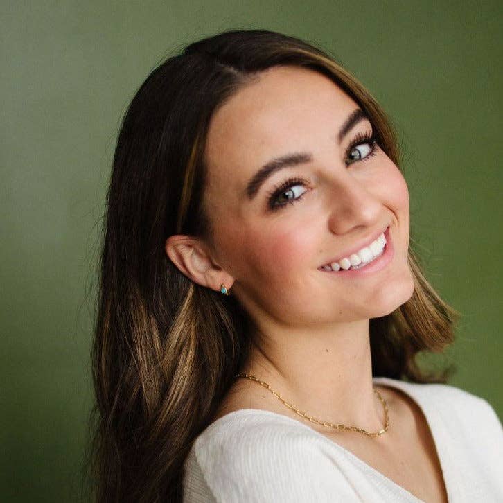 Mauve Jewelry Co. - Wholesale Hoop Earrings - Noelle Turquoise Hoops4