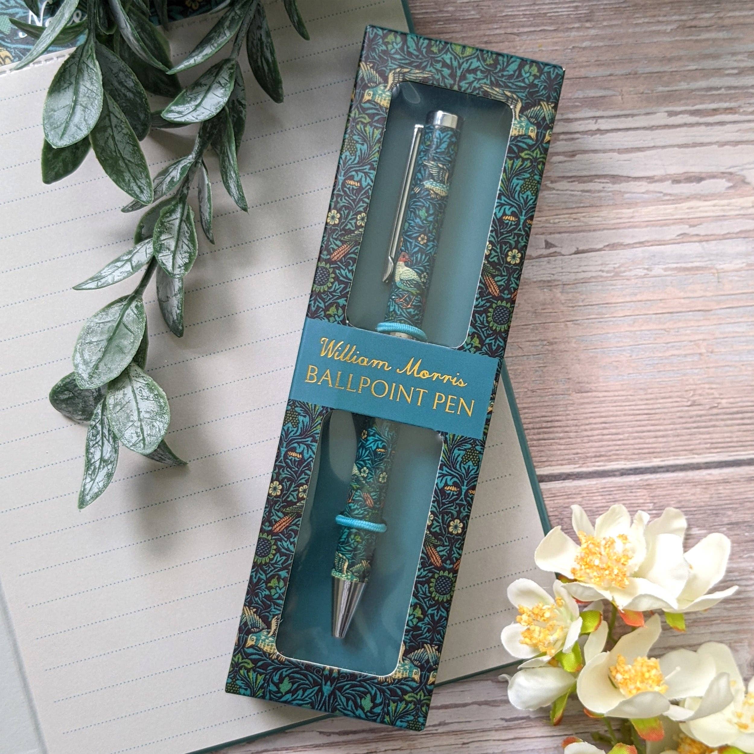 Robert Frederick Ltd - Wholesale Pen - William Morris Birds Ballpoint Pen In Gift Box6