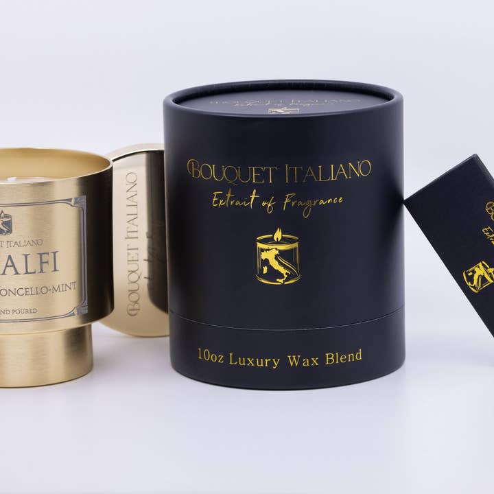 BouquetItaliano – wholesale Jar/filled candle – Amalfi Luxury Scented Candle – Italian Coastal Inspired1