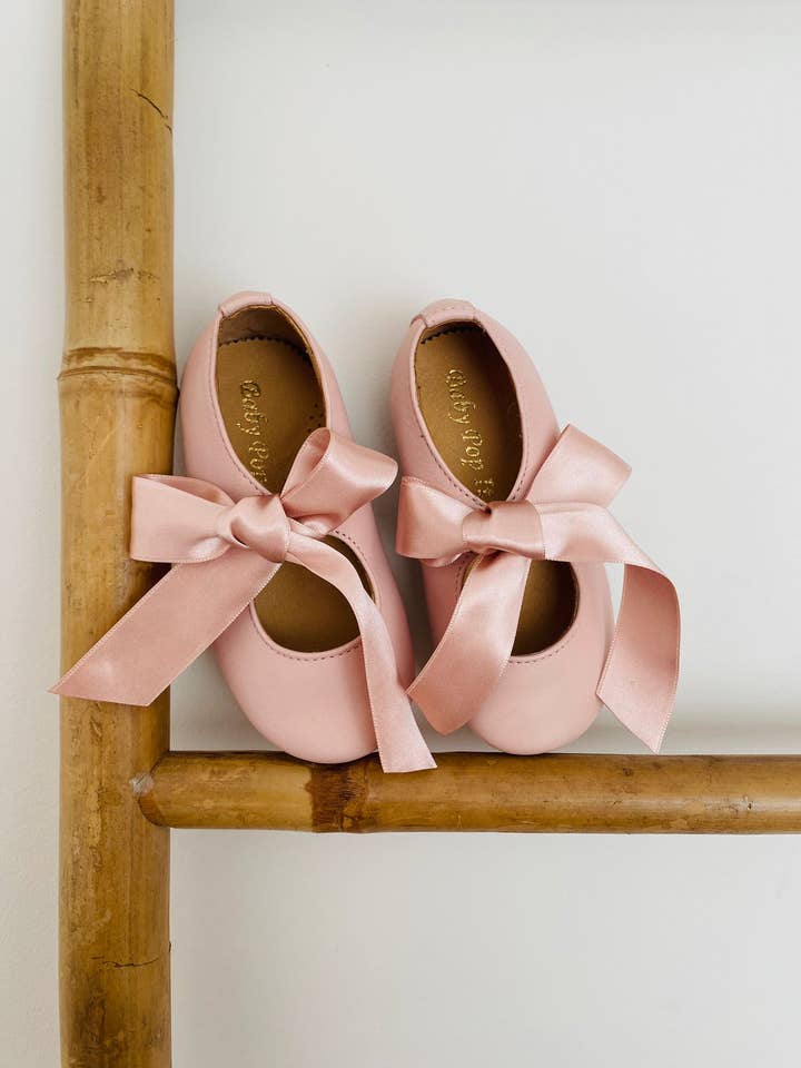 Baby Popit - Wholesale Crib Shoes - Baby - Megan Shoe Dry Pink0