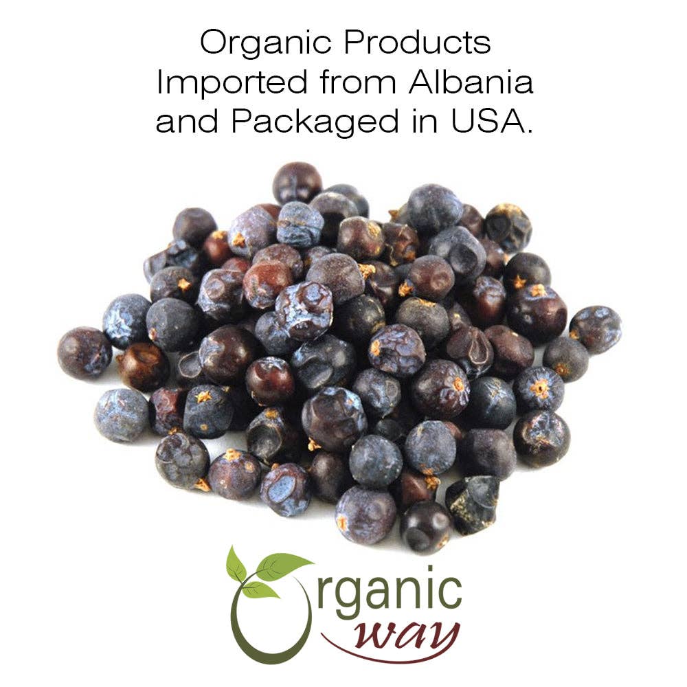 Organic Way LLC - Vendita all'ingrosso Erbe aromatiche - Bacche di Ginepro Intere (Juniperus communis) - Raccolta Selvatica Europea | Certificato Kosher | Crudo, Vegano, Non OGM e Senza Glutine | Certificato USDA | Origine - Albania6