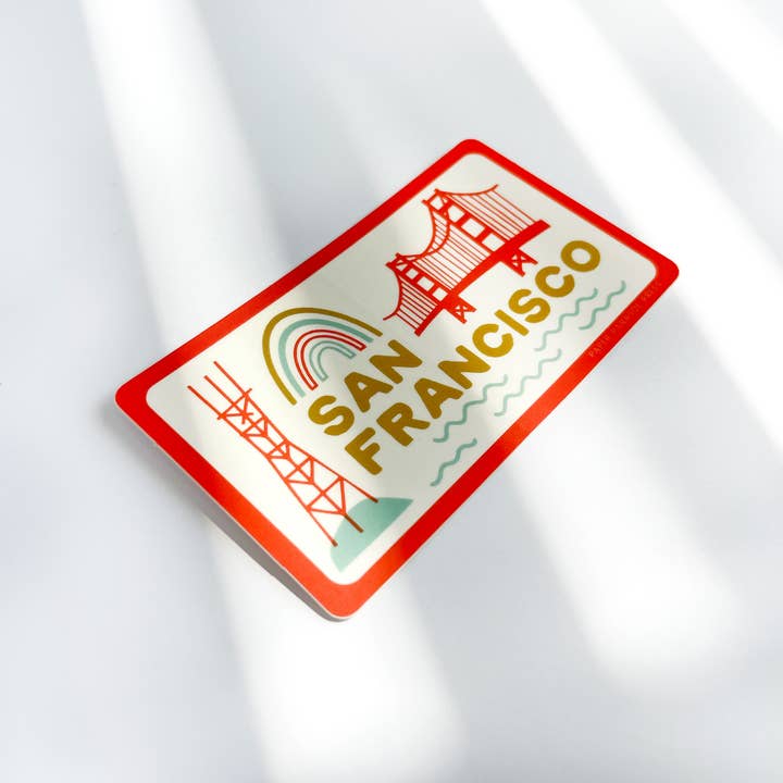 Paper Parasol Press - Wholesale Sticker - San Francisco Symbols Sticker