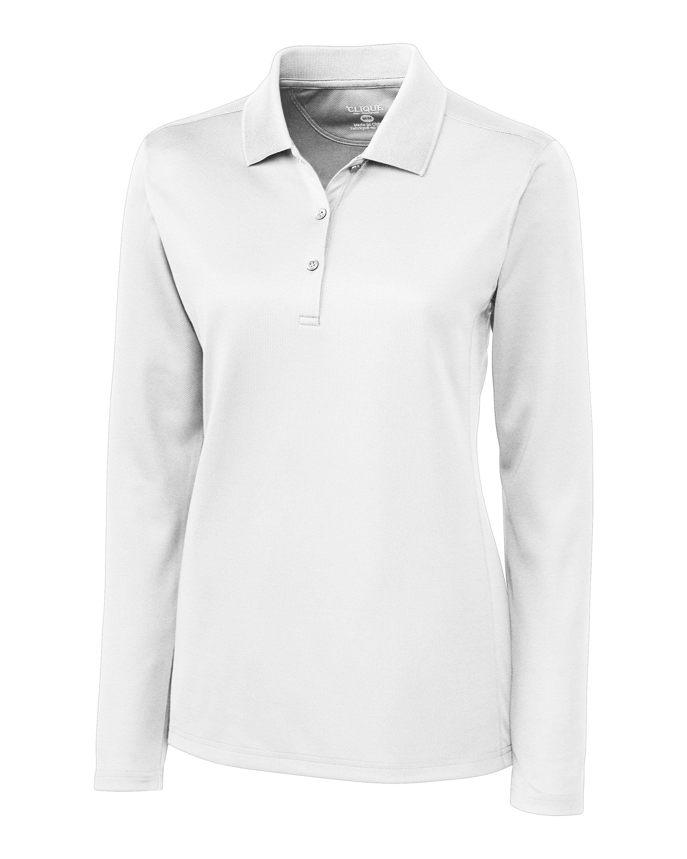 Cutter & Buck - Wholesale Polo - Women's - Clique Ice Pique Long Sleeve Tech Womens Polo5