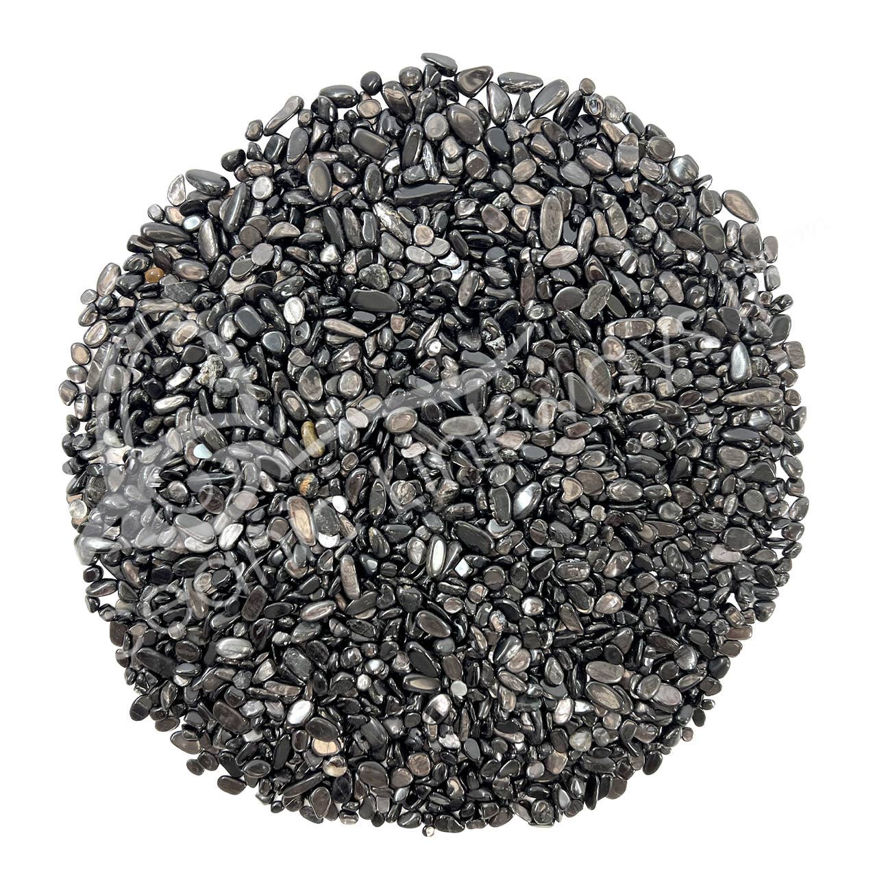 Oceanic Linkways Inc - Wholesale Spiritual Stone/Crystal - (KG)TUMBLED CHIPS - HYPERSTHENE 5-15 MM0