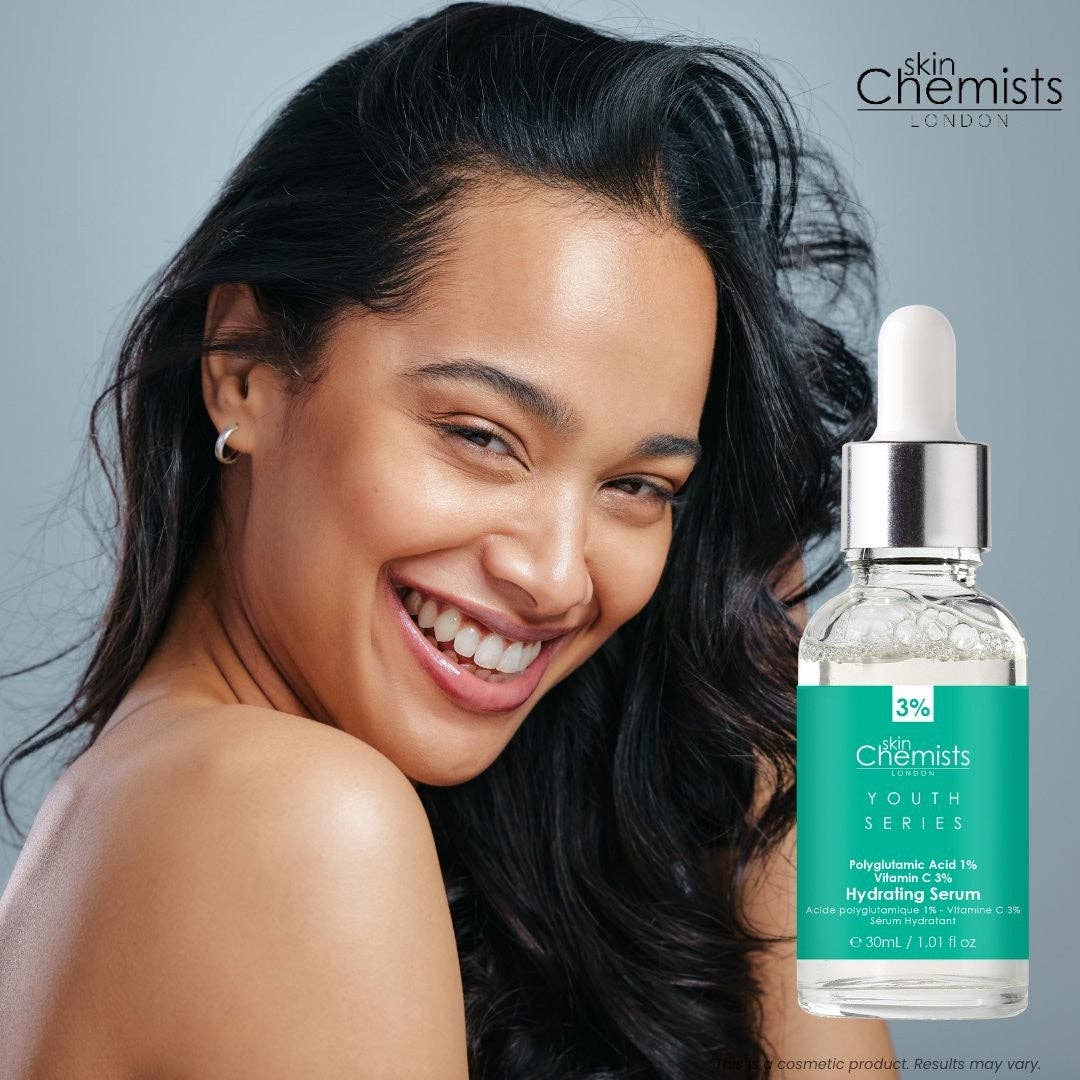 skinChemists | Anti-Ageing Skincare – wholesale Facial serum/concentrate – Hydrating Serum Polyglutamic Acid 1%, Vitamin C 3% 30ml4