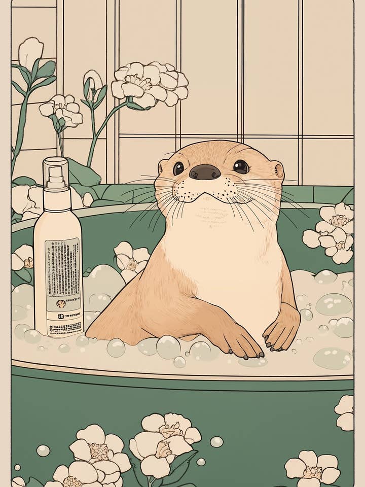 Hora del baño de la nutria para venta al por mayor de Animato