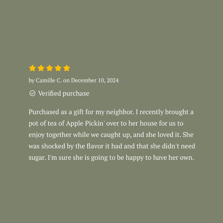 Jean's Apothecare – wholesale Loose tea – Apple Pickin' | Apple Cinnamon Black Tea for a Cozy Holiday8