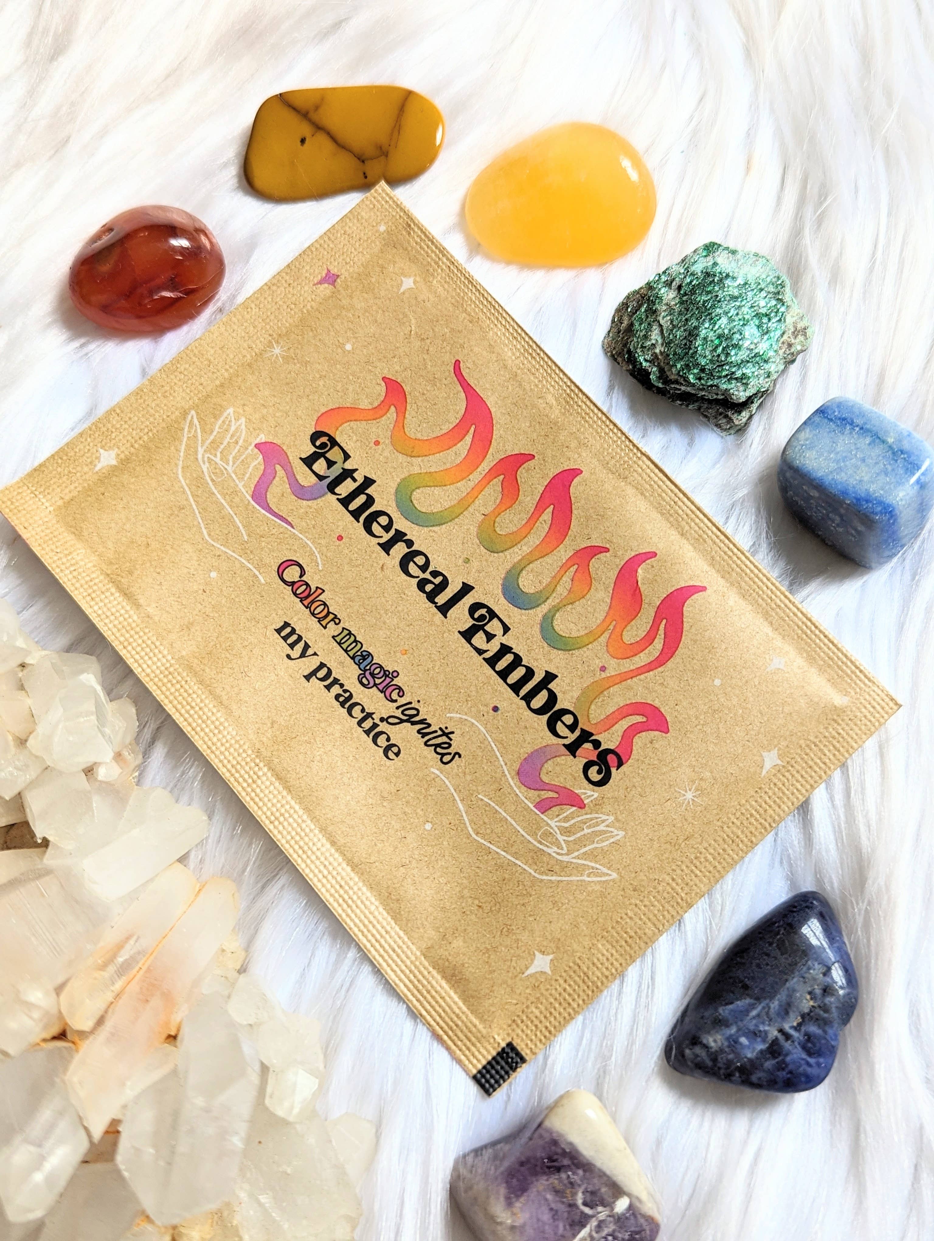 Goddess Provisions - Vente Accessoire de méditation - Brises éthérées, flammes mystiques, feu aux couleurs changeantes, magie1