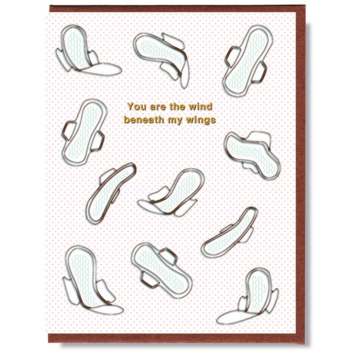 Wind Beneath My Wings Card for wholesale by Smitten Kitten