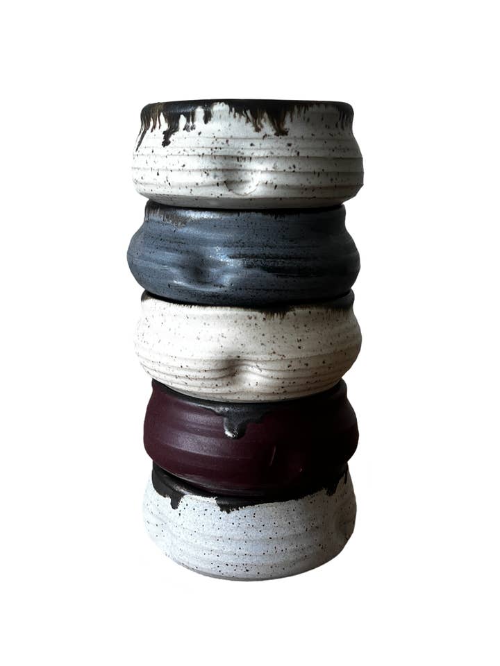 Luna Pinch Bowls for wholesale by Gina DeSantis Ceramics