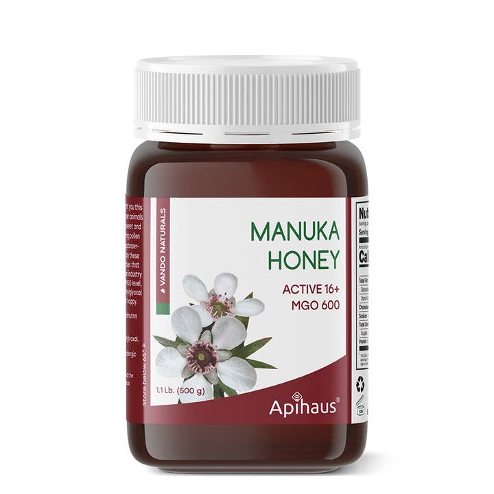 Vando Naturals - Wholesale Honey - Manuka Honey Mgo 600 Active 16+ 1.1 Lb