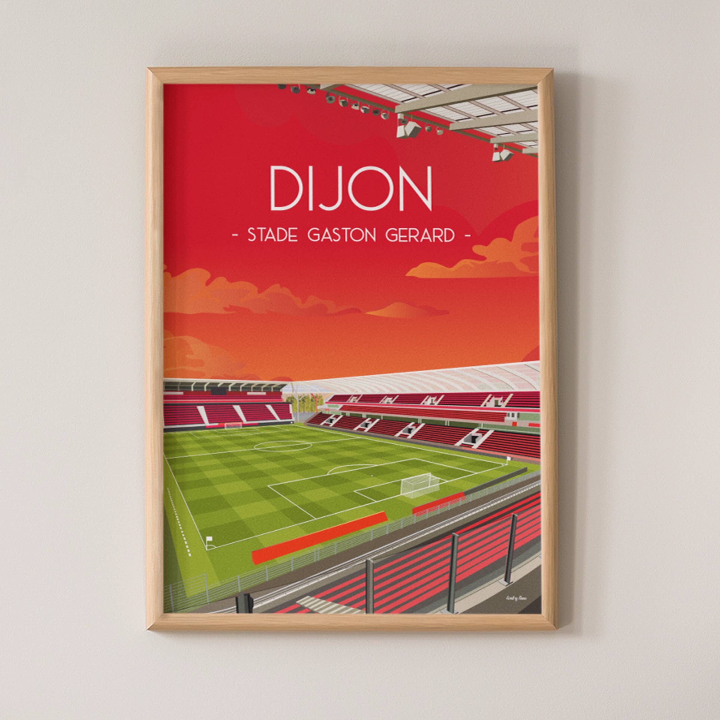 WALL OF FAME – wholesale Poster – Dijon - Gaston Gérard stadionposter1