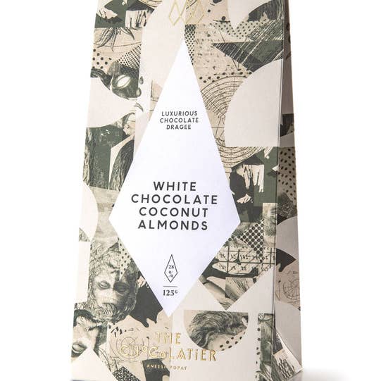 The Chocolatier – wholesale Chocolate-covered sweets – White Chocolate Coconut Almonds Dragee