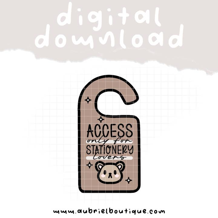 SCHREIBWAREN-LIEBHABER, DIGITALER DOWNLOAD für den Großhandel von AubrielBoutique