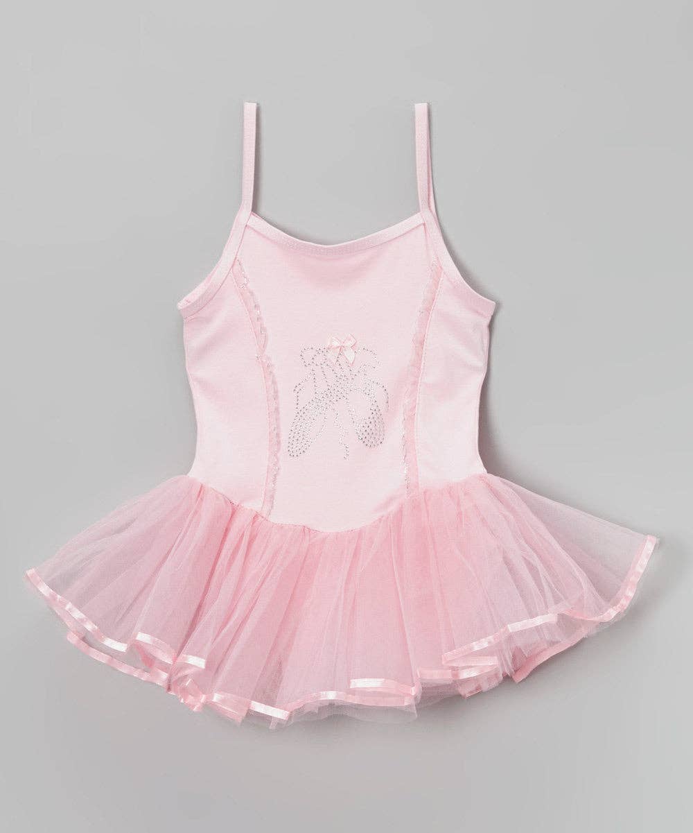 Wenchoice - Vendita all'ingrosso Vestito - Bambini - Scarpetta da ballo rosa Vestito da ballo0