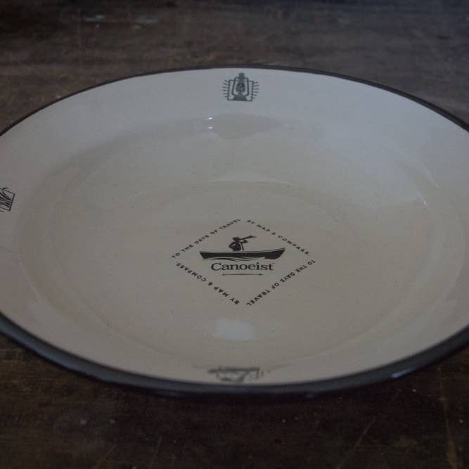 Canoeist Co. – wholesale Tallrikar – Emaljerad djup tallrik