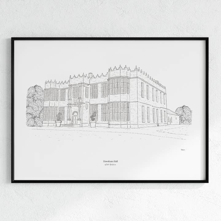 Howsham Hall, Yorkshire du Nord. pour la vente par Morello Press