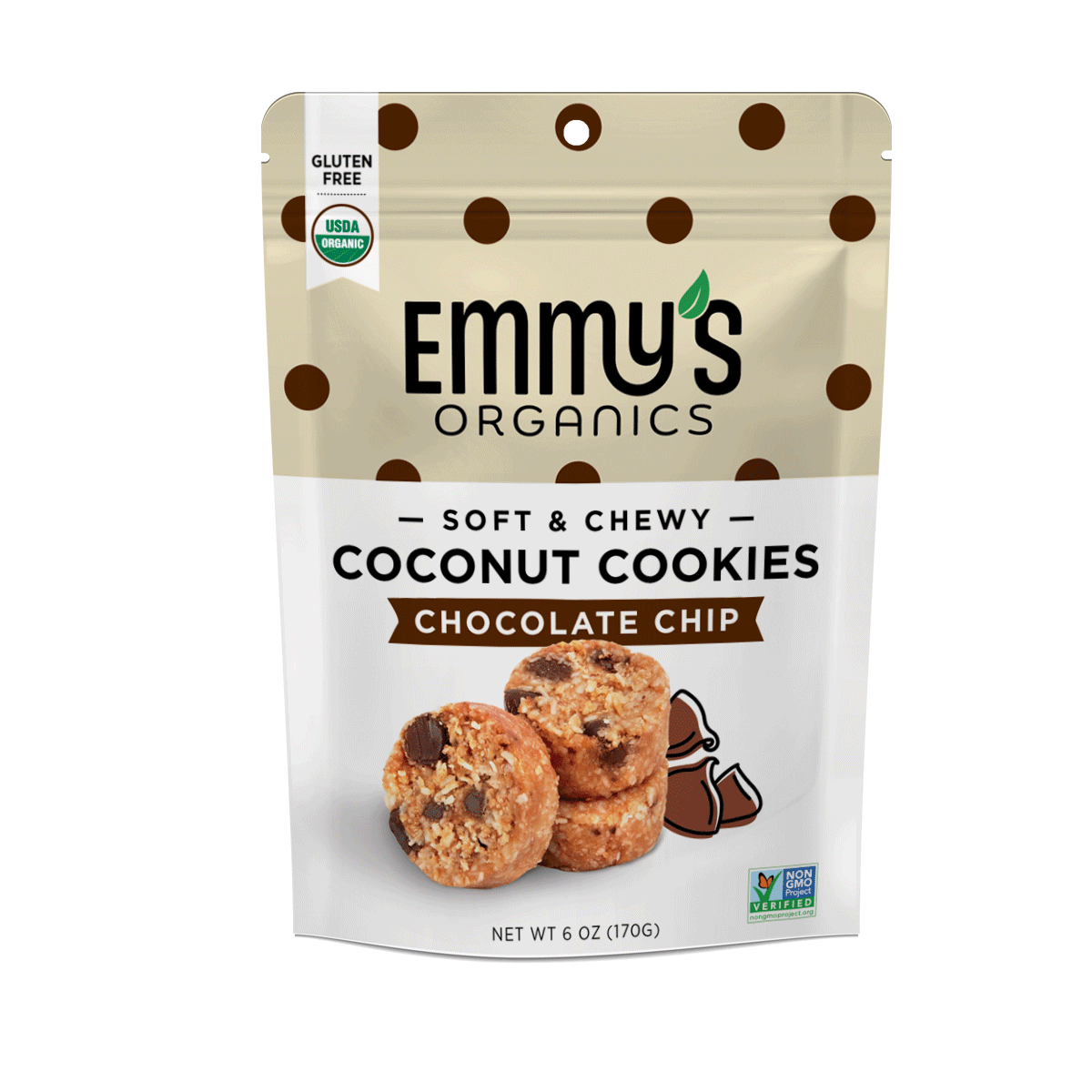 Emmy's Organics - Wholesale Cookie - Best Sellers 6oz Coconut Cookie Master Case (32 units)4