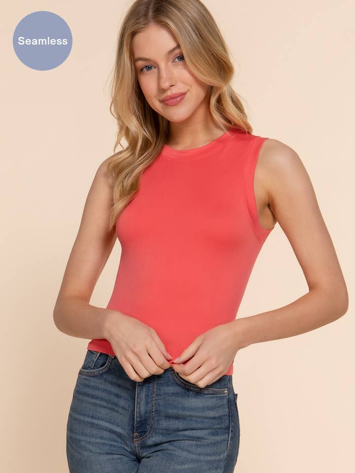 Active Basic | Active USA – wholesale Tank top – Women′s – Crew Neck Seamless Tank Top20