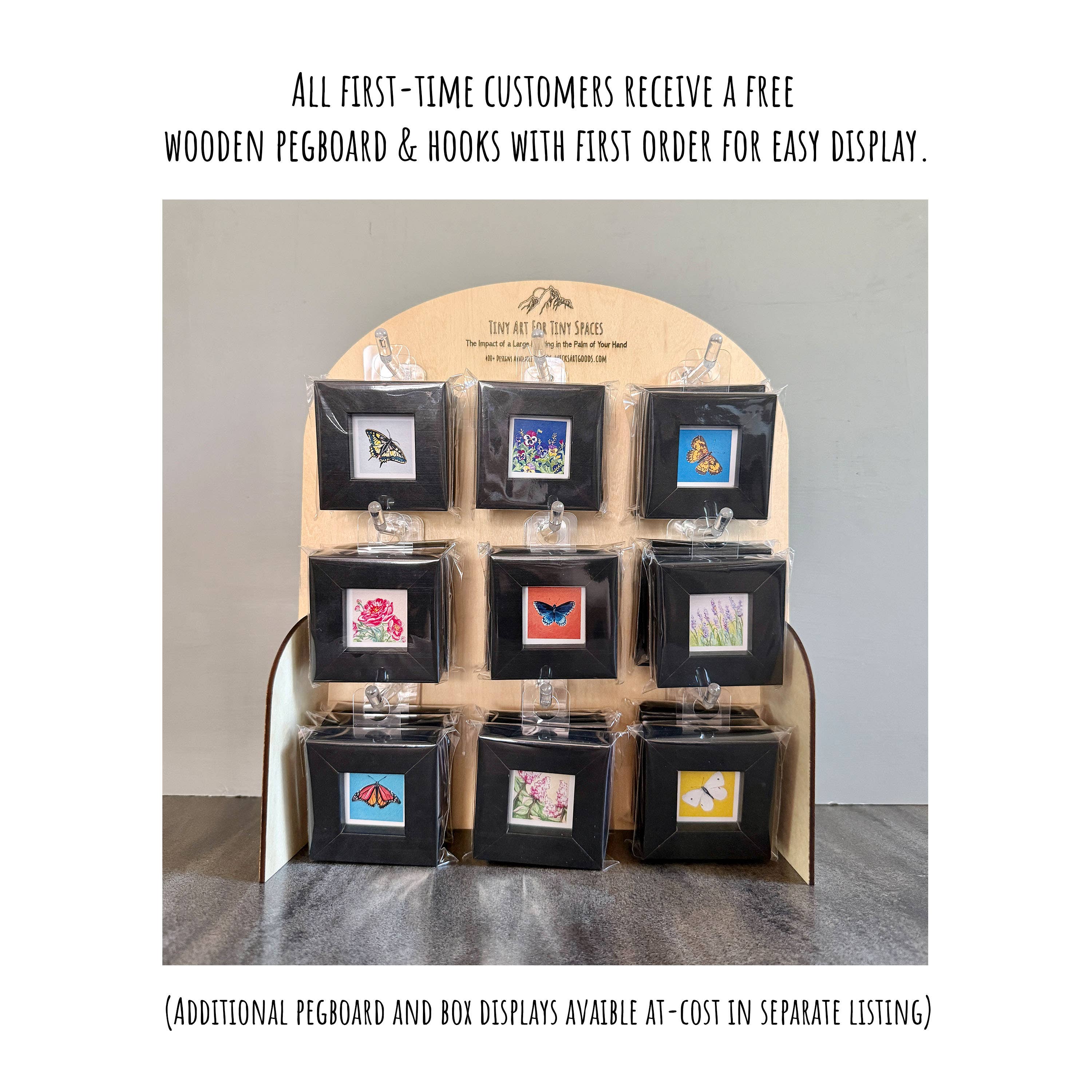 Mick's Art Goods - Wholesale Art Print - Mini 1" Camping Galaxy Night Tiny Watercolor Print5