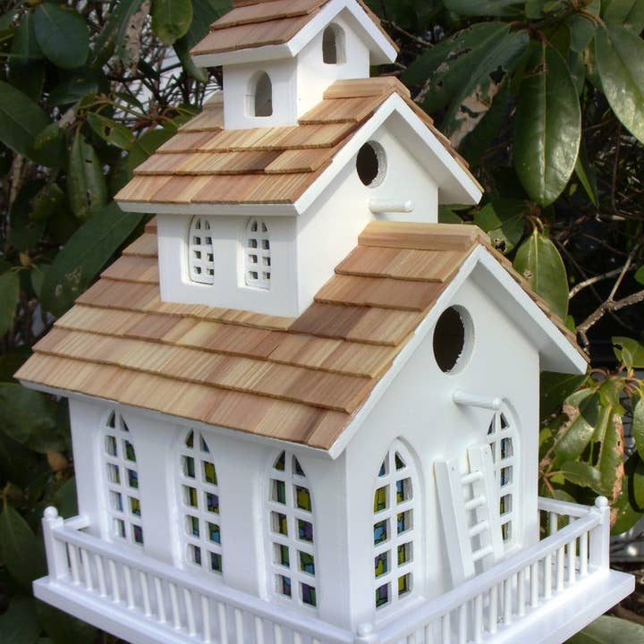 Home Bazaar - Wholesale Bird House - Chapel Bell Birdhouse